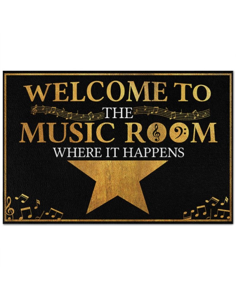 Musical Poster – The Music Room Where It Happens Doormat