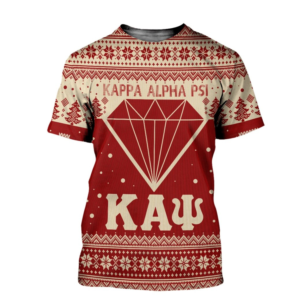 Getteestore T-Shirt – Kappa Alpha Psi Diamond Christmas T-Shirt A31