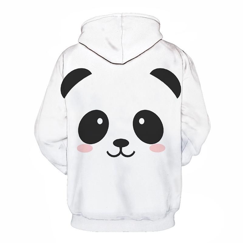 Panda Face 3D – Sweatshirt Hoodie Pullover