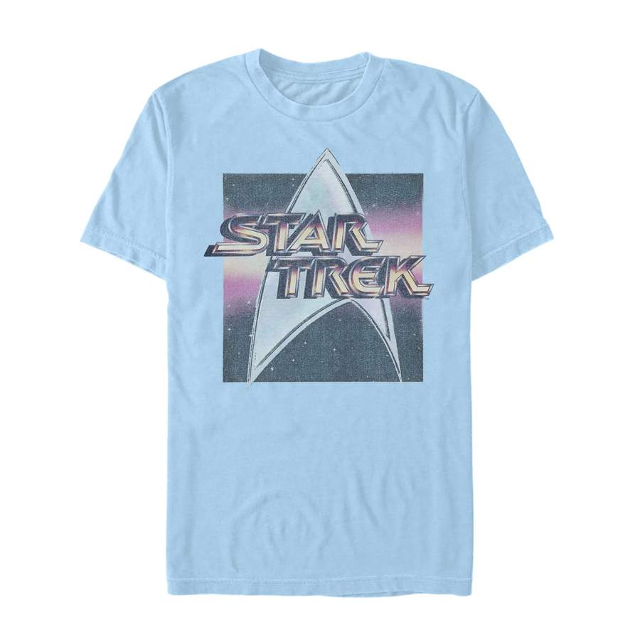 Star Trek Men’s Vintage Logo Box  T Shirt