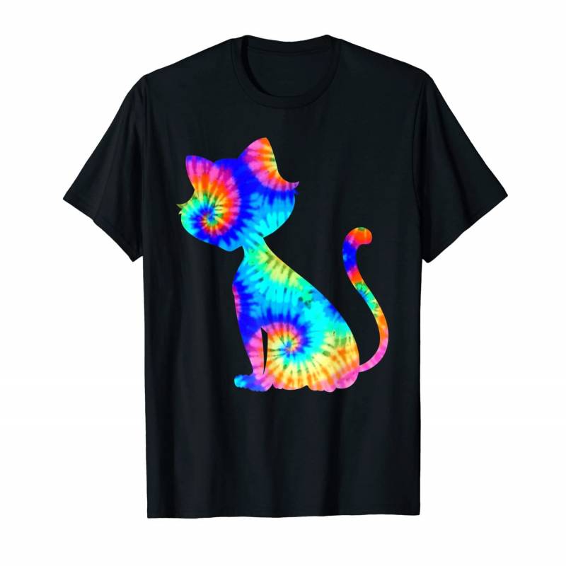 Tie Dye Cat | Colorful Tye Dye Kitten T-shirt