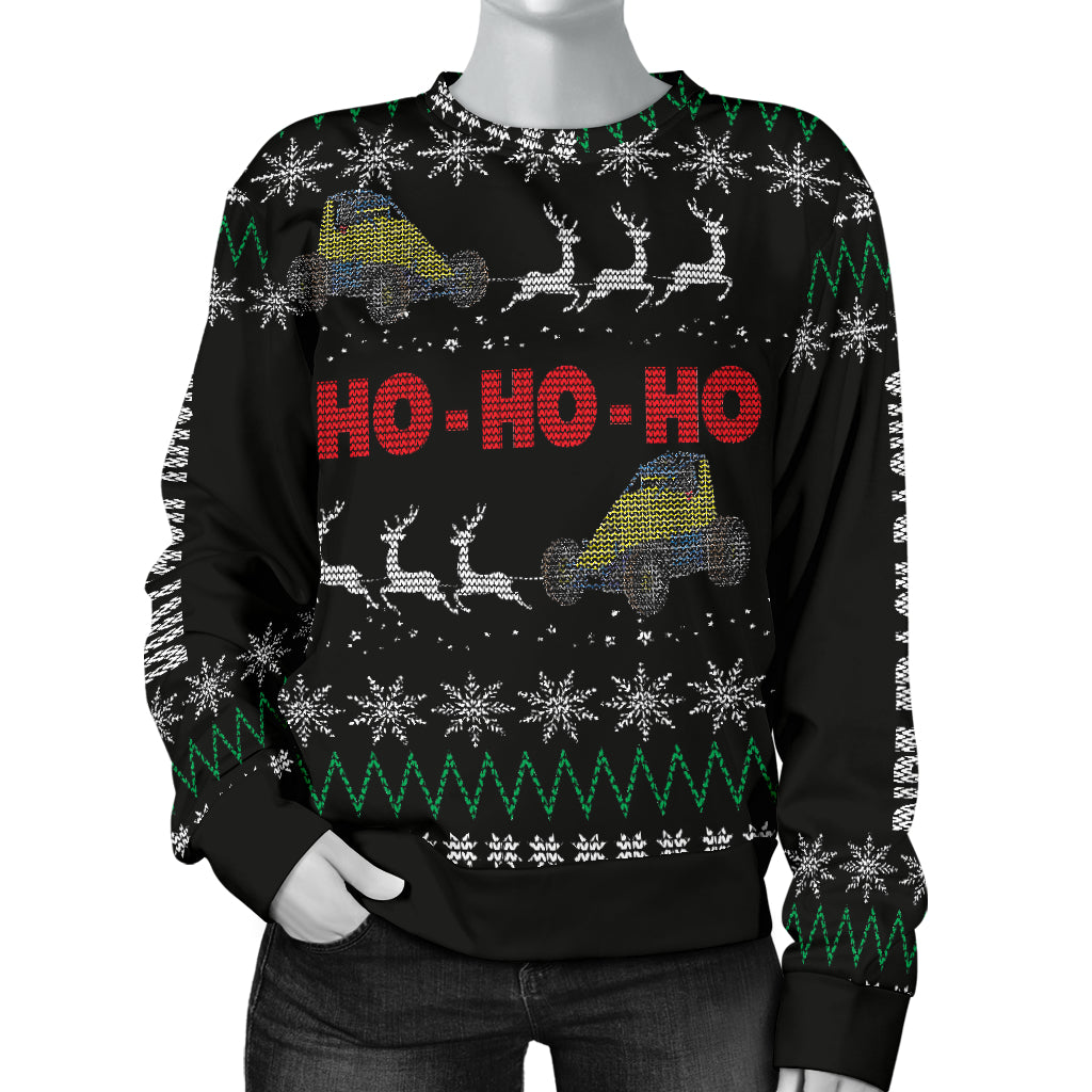 Sprint Car Non-Wing Women’S Ugly Sweater