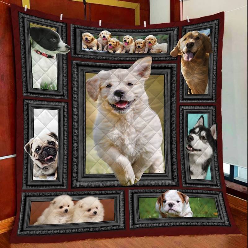 Amazing Lovely Puppy HT30708 – Quilt Blanket