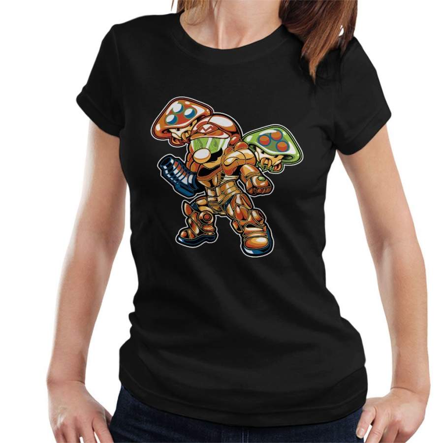 Super Mario Metroid Mashup Women’s T-Shirt