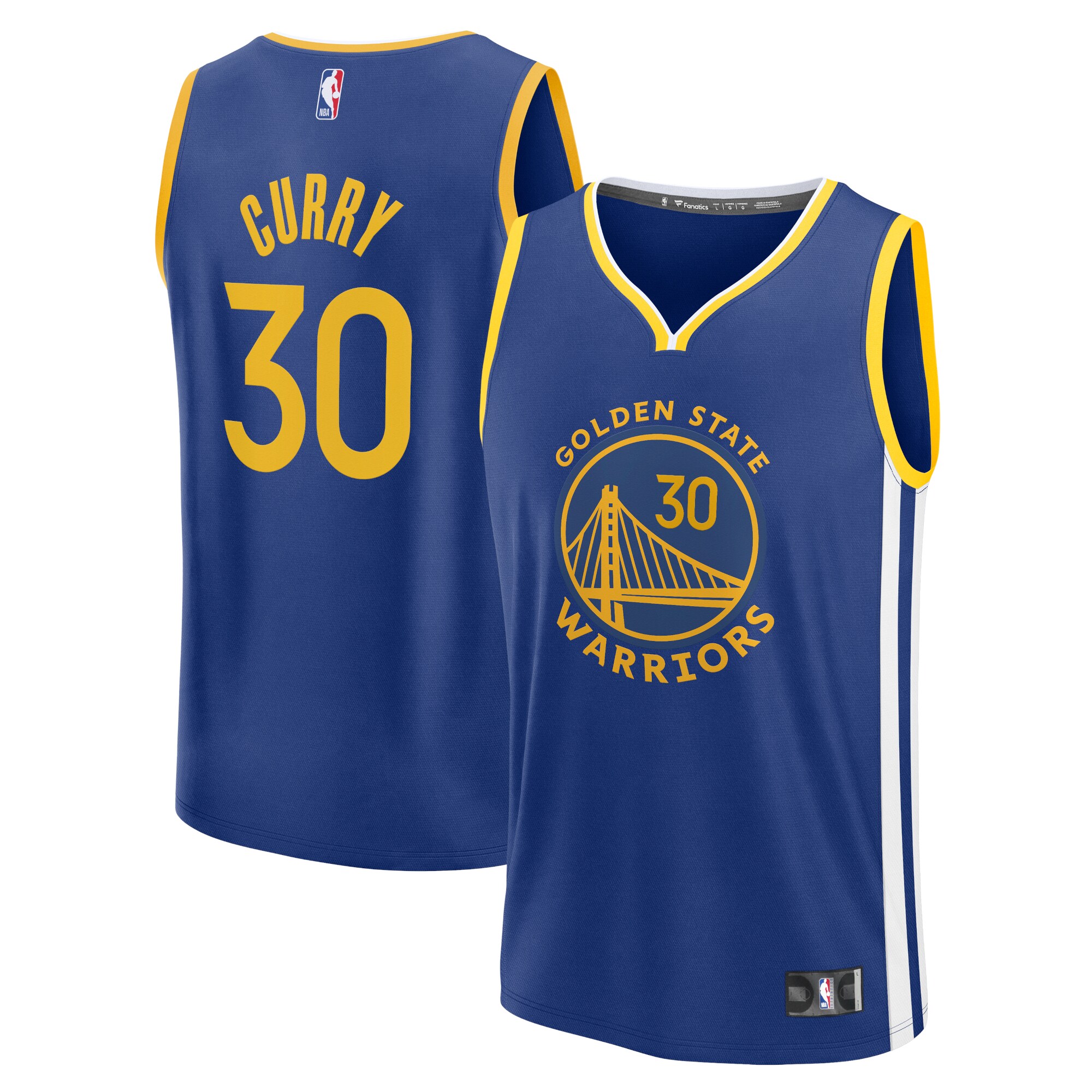 Stephen Curry Golden State Warriors Branded Fast Break Replica Jersey – Icon Edition – Royal