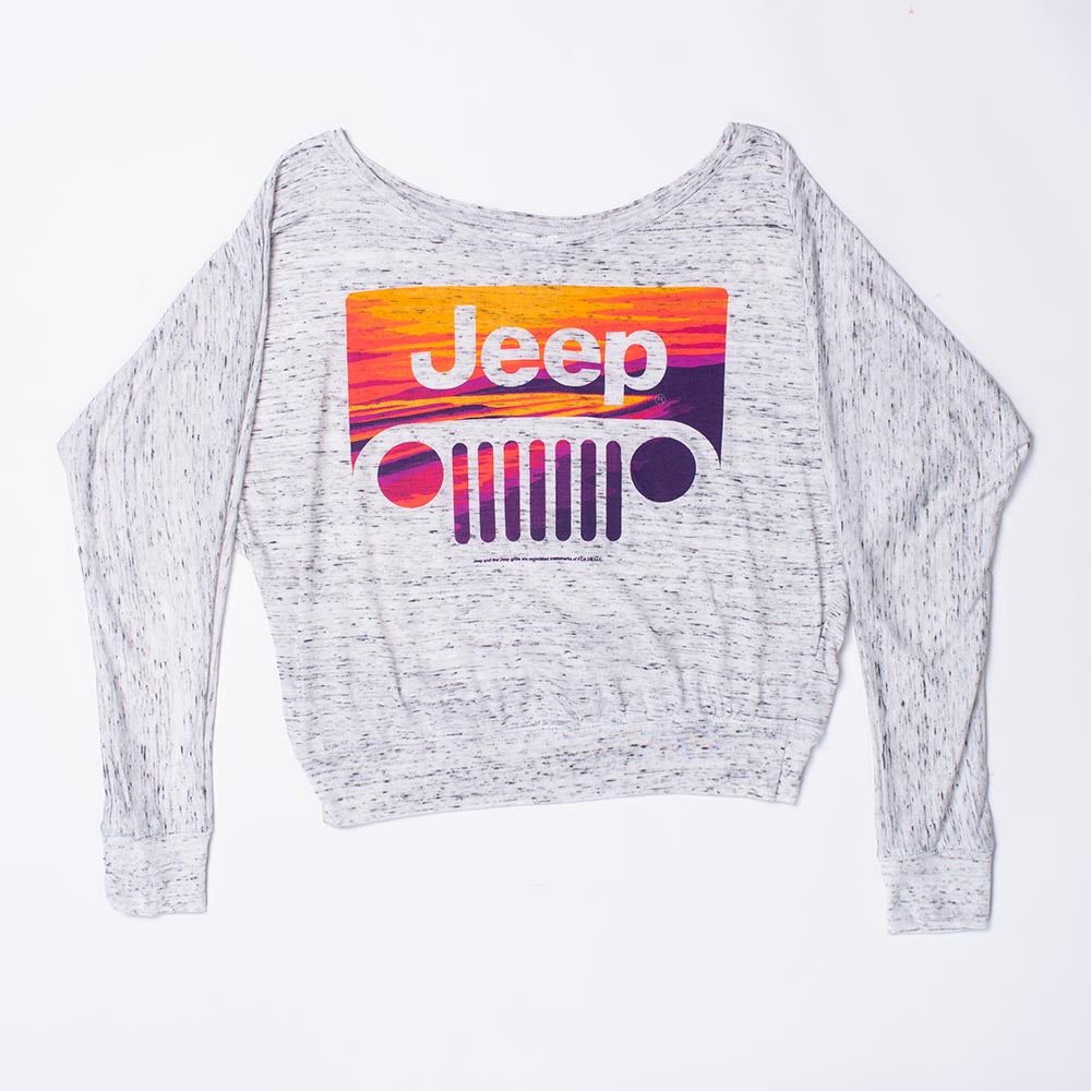 Jeep – Point Break Women’s Long Sleeve Off Shoulder Tee