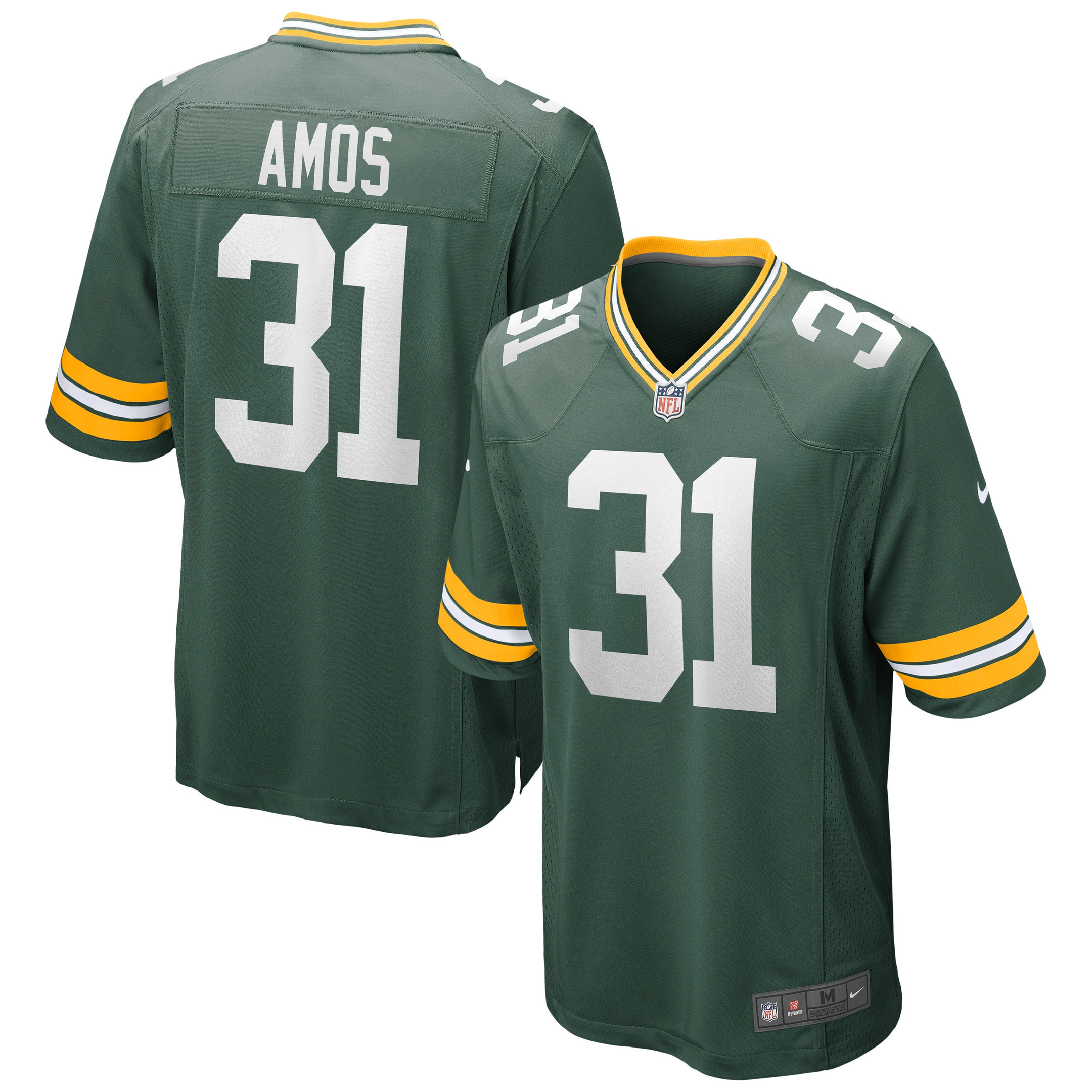 Adrian Amos Green Bay Packers Game Jersey – Green NFL