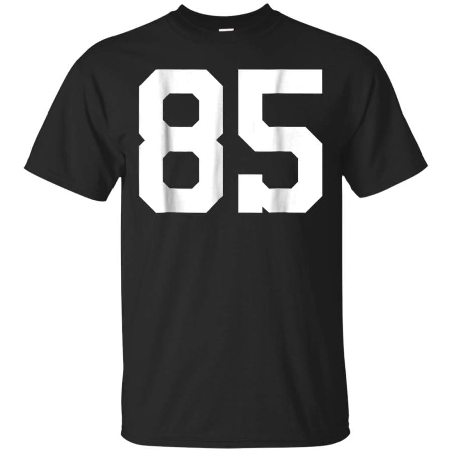 AGR 85 Sports Jersey Number T-Shirt for Team Fan Player Coach