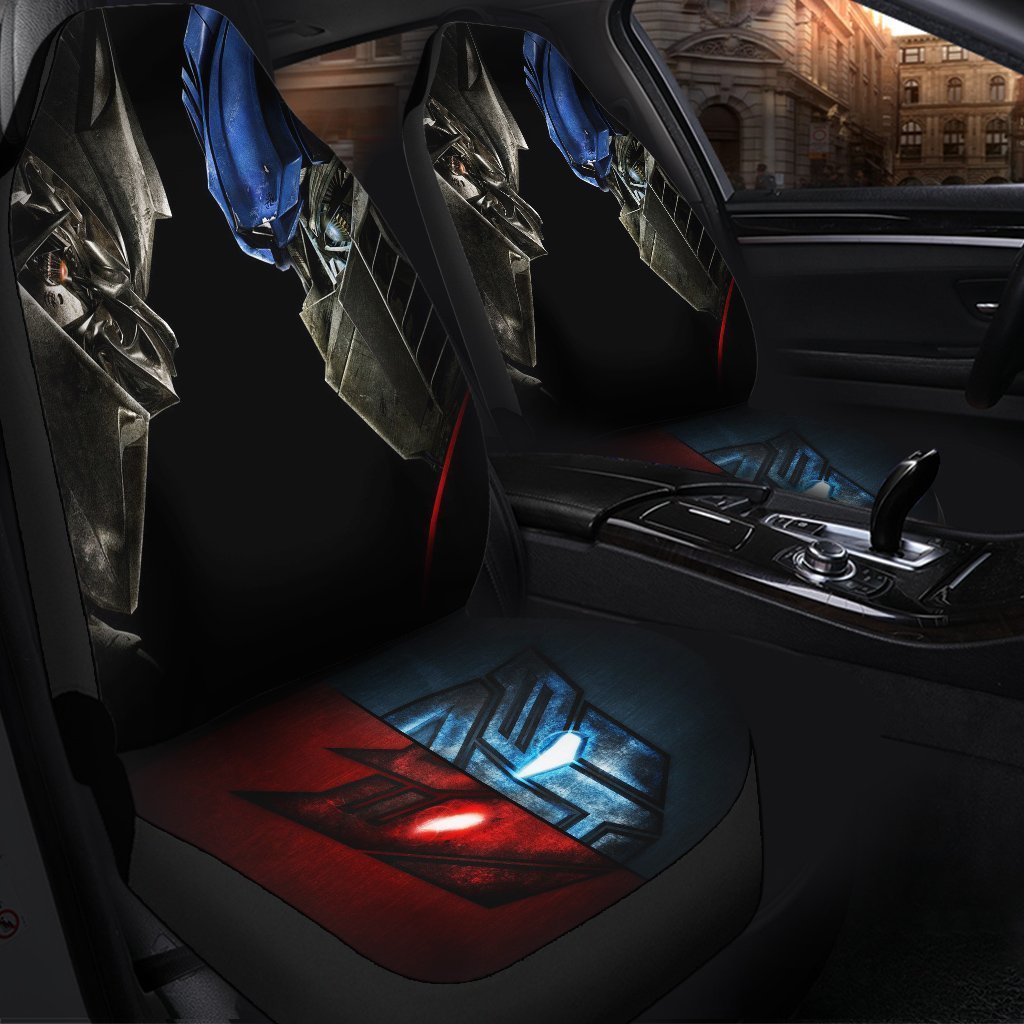 Autobots Vs Decepticons Art Design Transformers Car Seat Covers 2