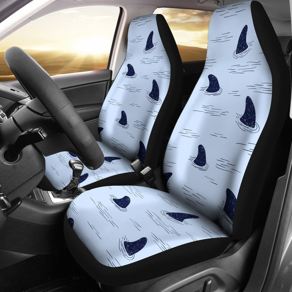 Shark Fin Car Seat Covers Set 2 Pc, Car Accessories Car Mats Covers