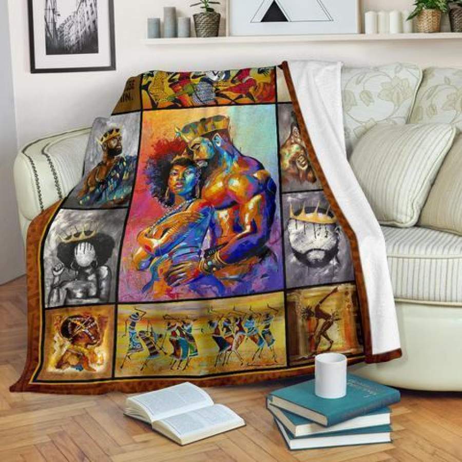 African Culture XLIII Custom Design Fleece Blanket