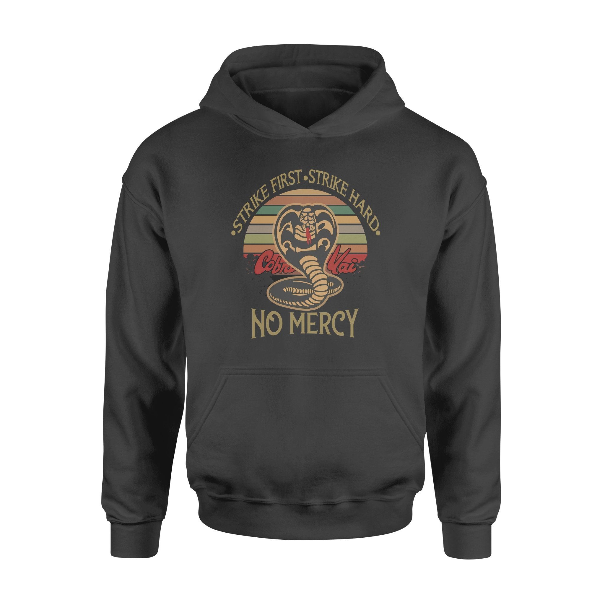 Strike First Strike Hard No Mercy Vintage Gift – Premium Hoodie