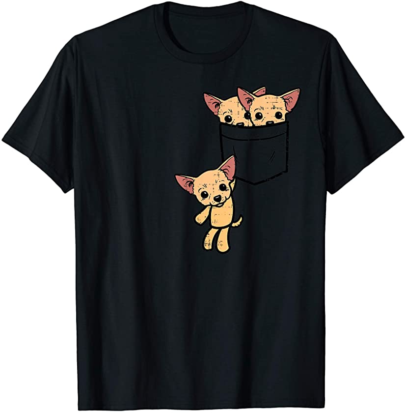 Pocket Chihuahuas Chiwawa Animal Pet Dog Lover Owner Gift T-Shirt