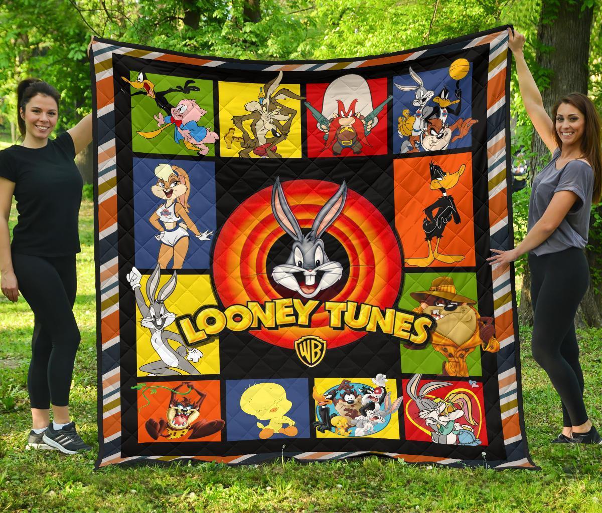 Looney Tunes Quilt Blanket Cute Gift Idea For Fan | Qb003