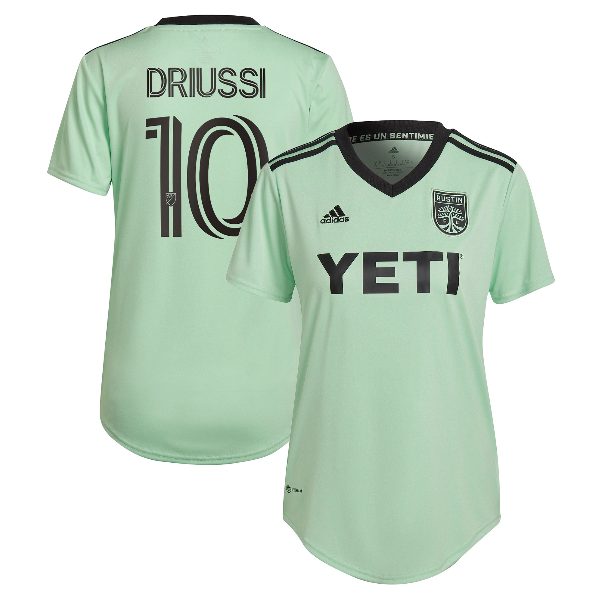 Sebastián Driussi Austin FC Women's 2023 The Sentimiento Kit Replica Player Jersey – Mint