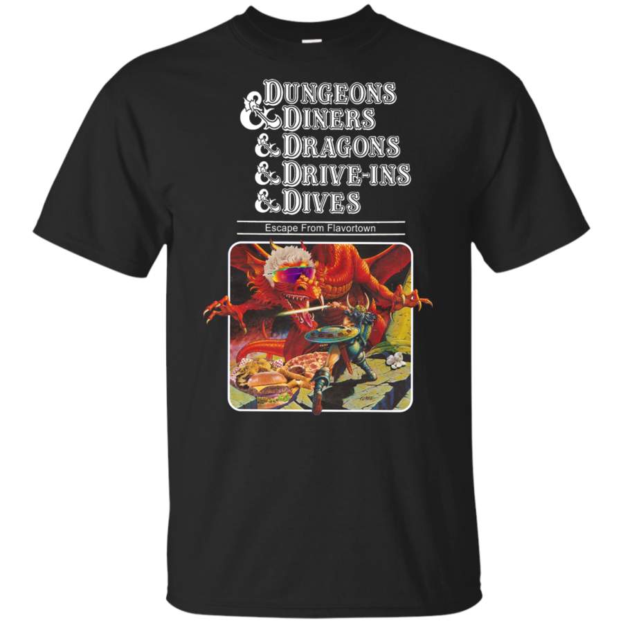 AGR Dungeons & Diners & Dragons & Drive-Ins & Dives Slightly Larger Image Youth T-Shirt