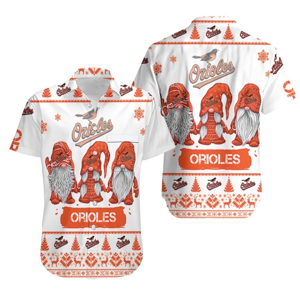 Christmas Gnomes Baltimore Orioles Ugly Sweatshirt Hawaii Shirt Ha42472