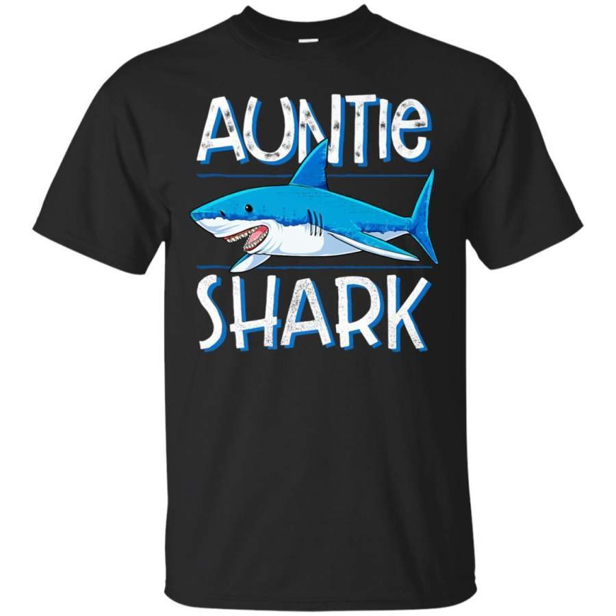 AGR Auntie Shark T Shirt Family Matching Aunt Women Jawsome Gift Jaq T-shirt