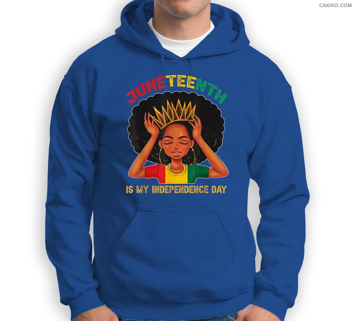 Juneteenth Is My Independence Day – Black Girl Black Queen Sweatshirt & Hoodie