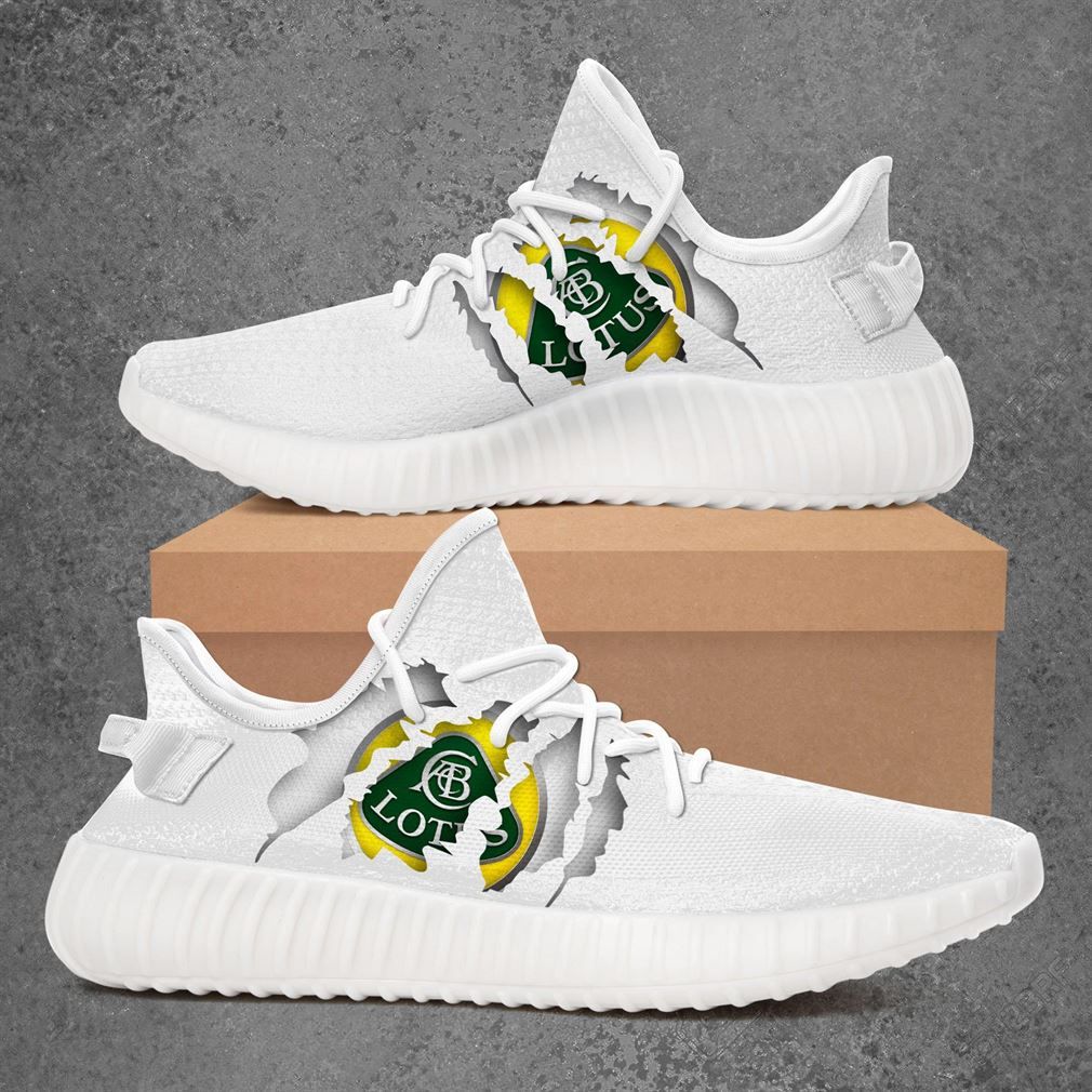 Lotus Car Yeezy White Shoes Sport Sneakers