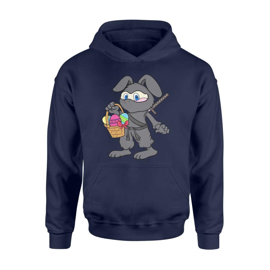 Cute Easter Egg Hunt Easter Bunny Ninja Hoodie