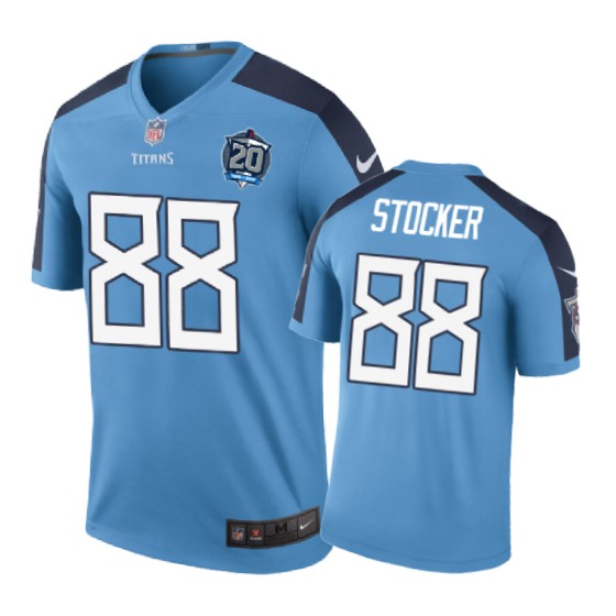 Tennessee Titans #88 Luke Stocker Nike Color Rush Light Blue Jersey