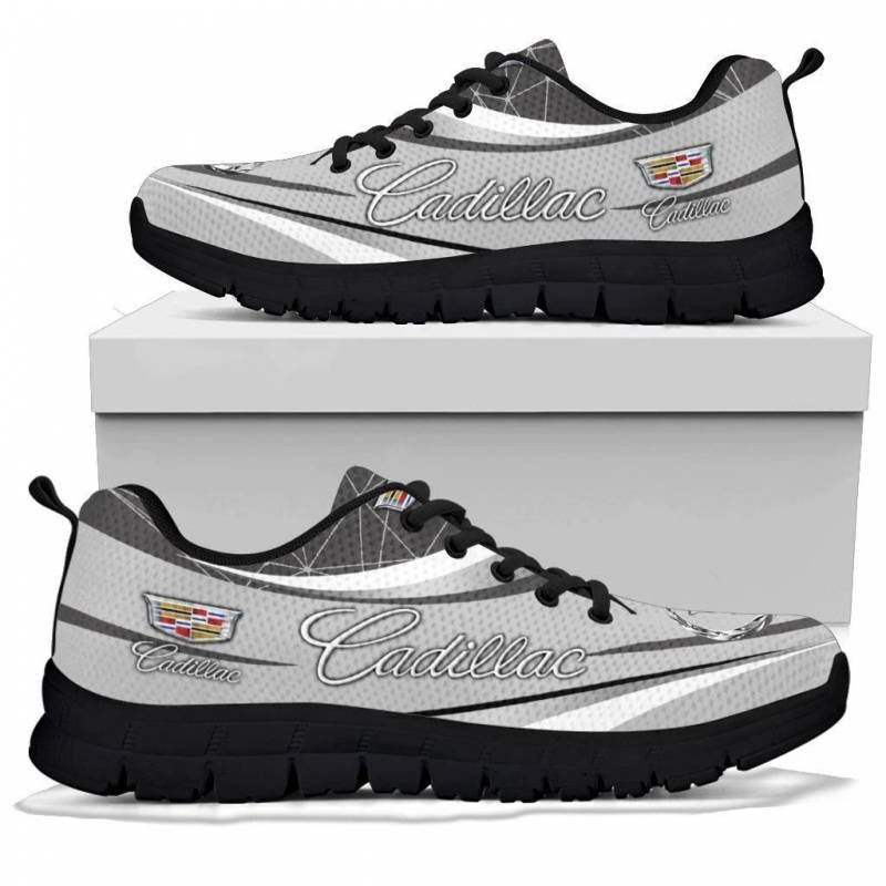 3D Printed Cadillac- BDA Sneakers Ver1 For Men & Women (Grey)