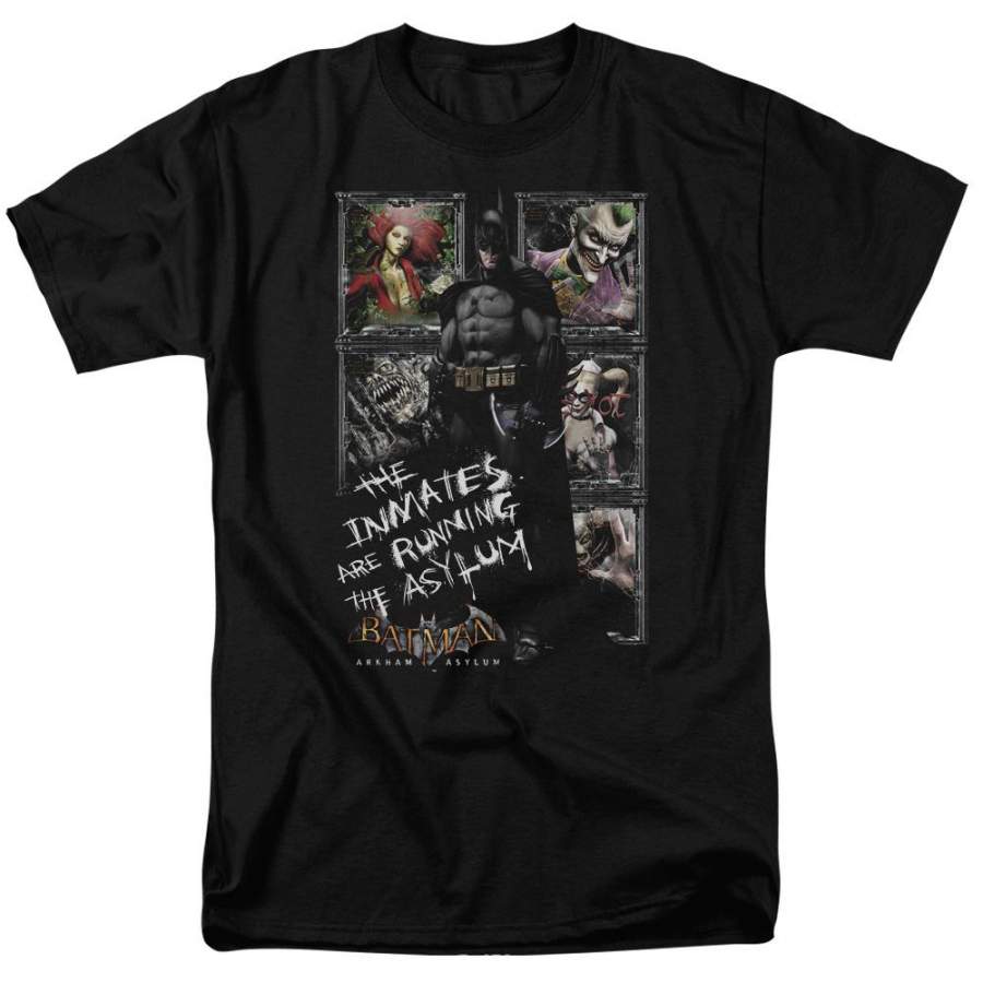 Batman – Arkham Running The Asylum Men’s Regular Fit T-Shirt