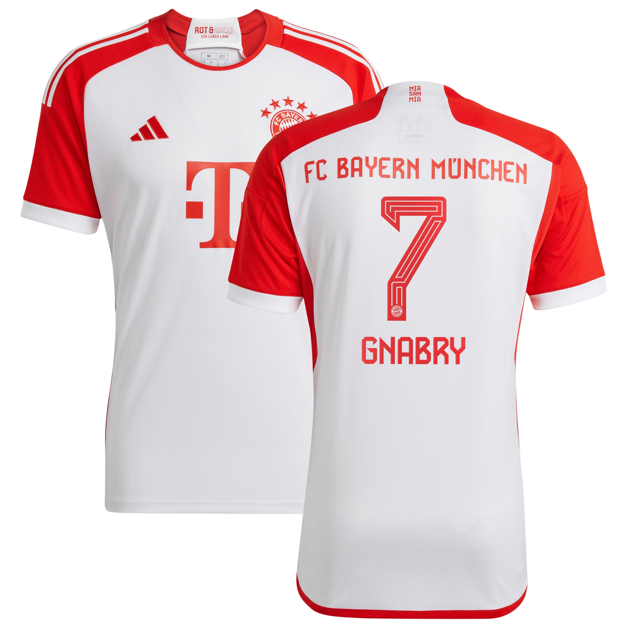 Serge Gnabry Bayern Munich Youth 2023/24 Home Replica Jersey – White