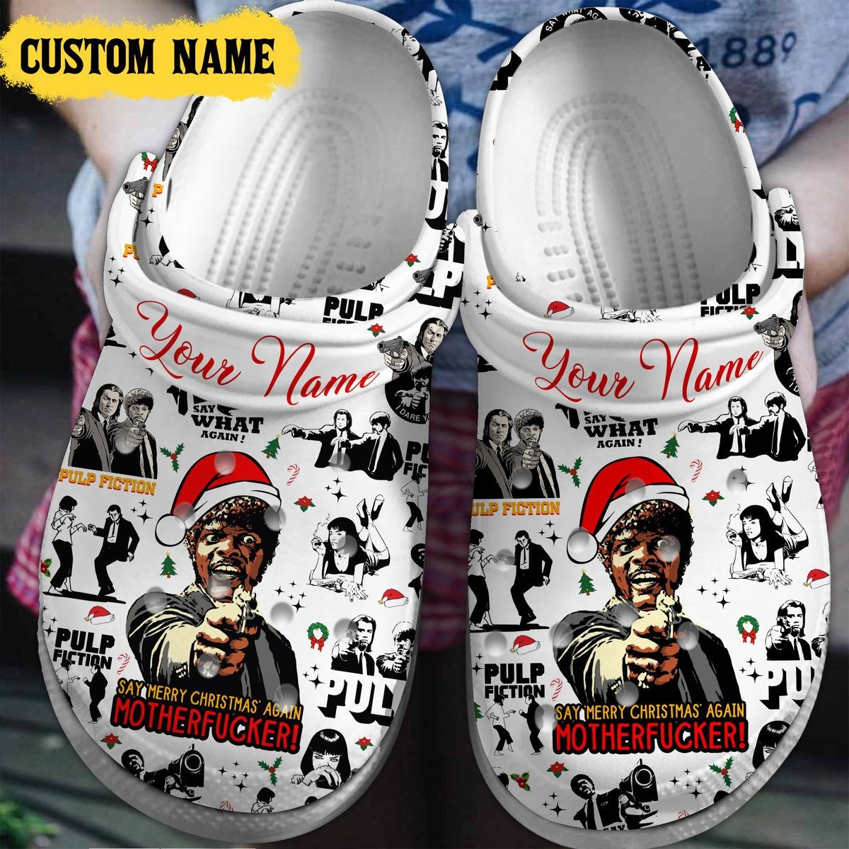 Pulp Fiction Movie Crocss Clogs For Men Women And Kid Tr1805593651