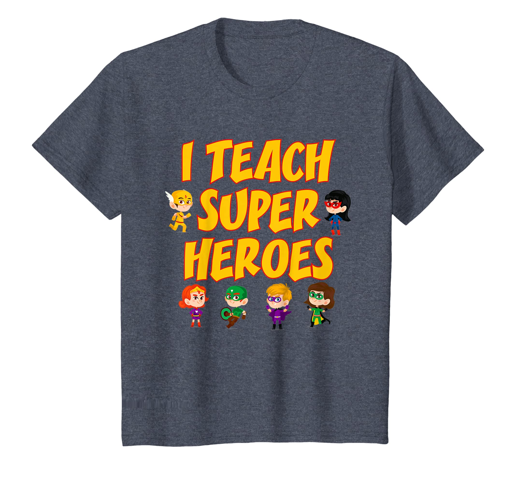 I Teach Superheroes Tshirt Cute Funny Teacher Gift For Women