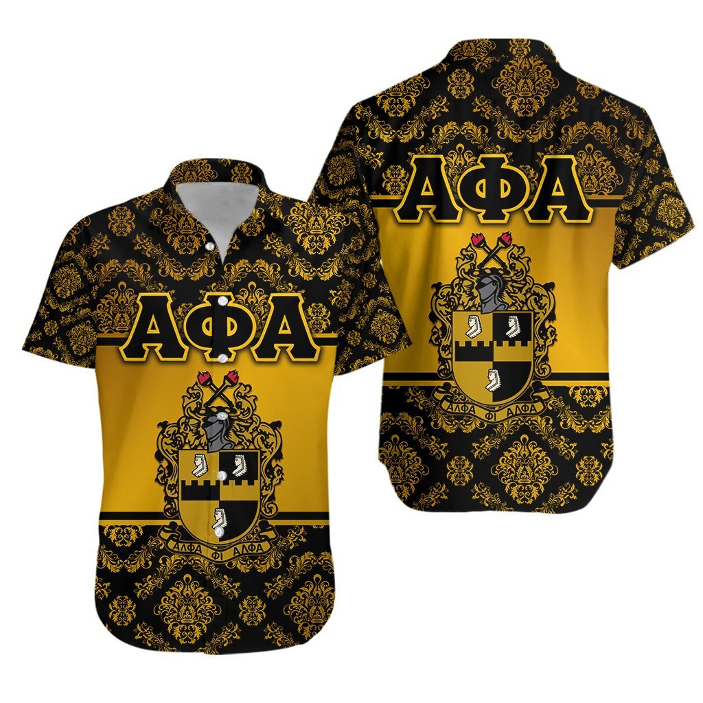 Alpha Phi Alpha Fraternity Hawaiian Shirt Vintage Vibes Lt8