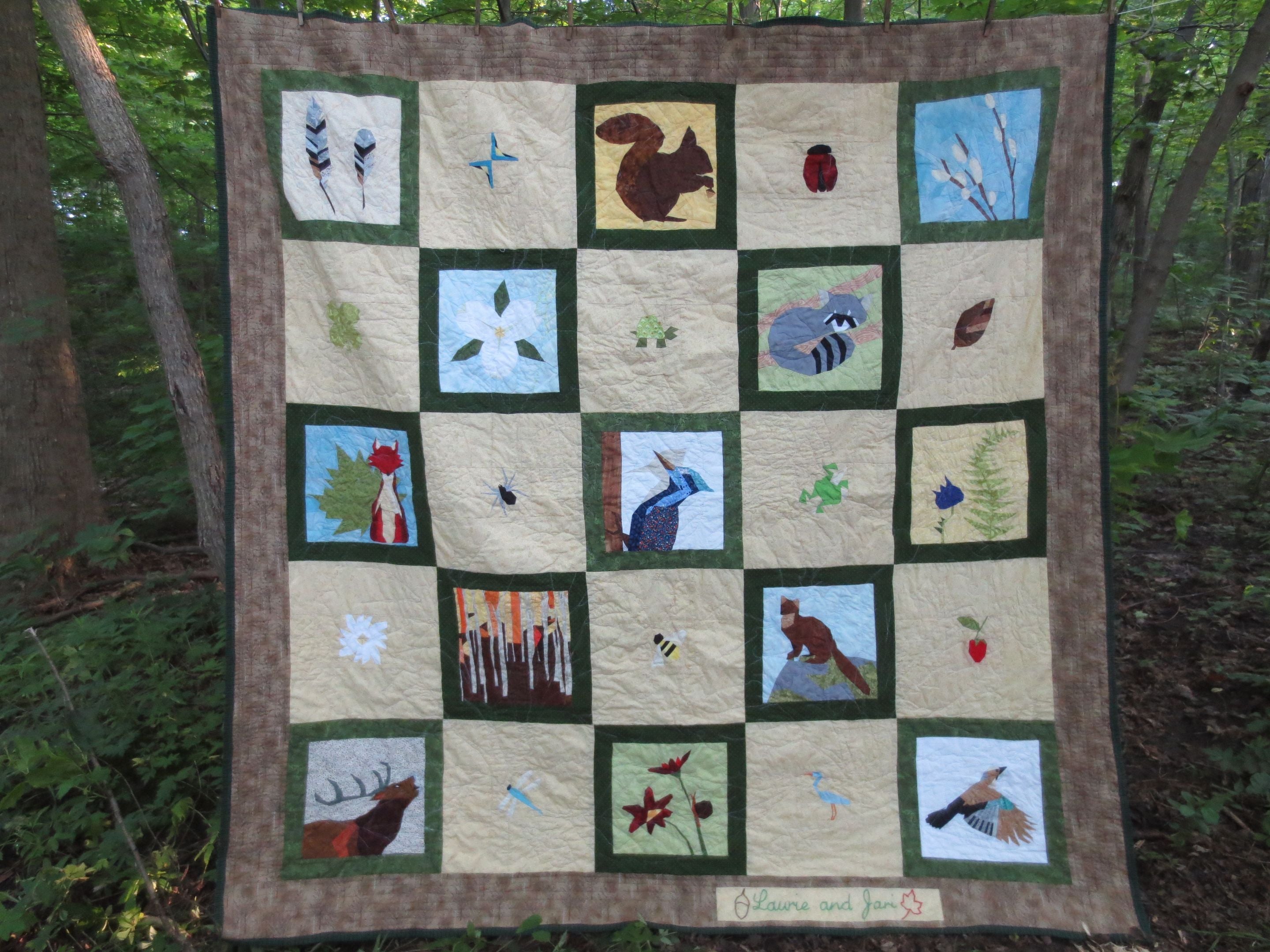 Woodland Animals Quilt Cipuz