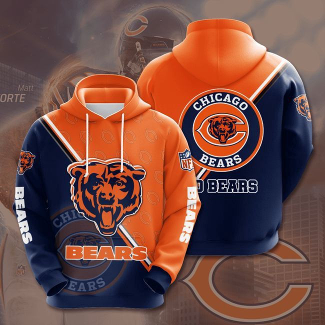 Chicago Bears 11 Unisex 3D Hoodie Gift For Fans