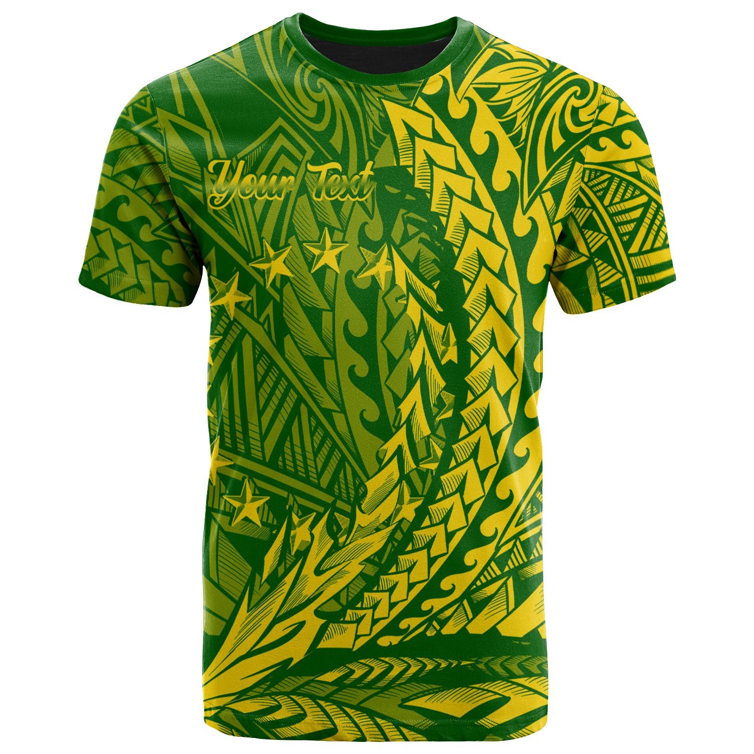 Cook Islands T-Shirt – Custom Wings Style – BN01