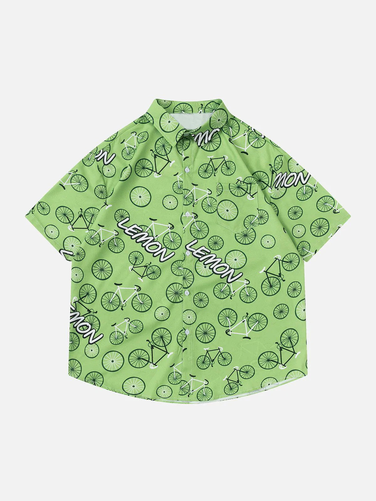 Talishko™ – “Lemon” Print Short Sleeve Shirt