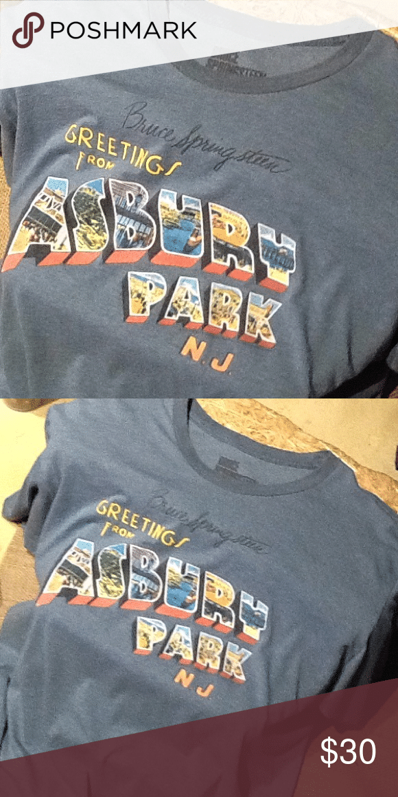 Bruce Springsteen Asbury Park T Excellnt Condition Bruce Springsteen Asbury Park T Excelln Shirt