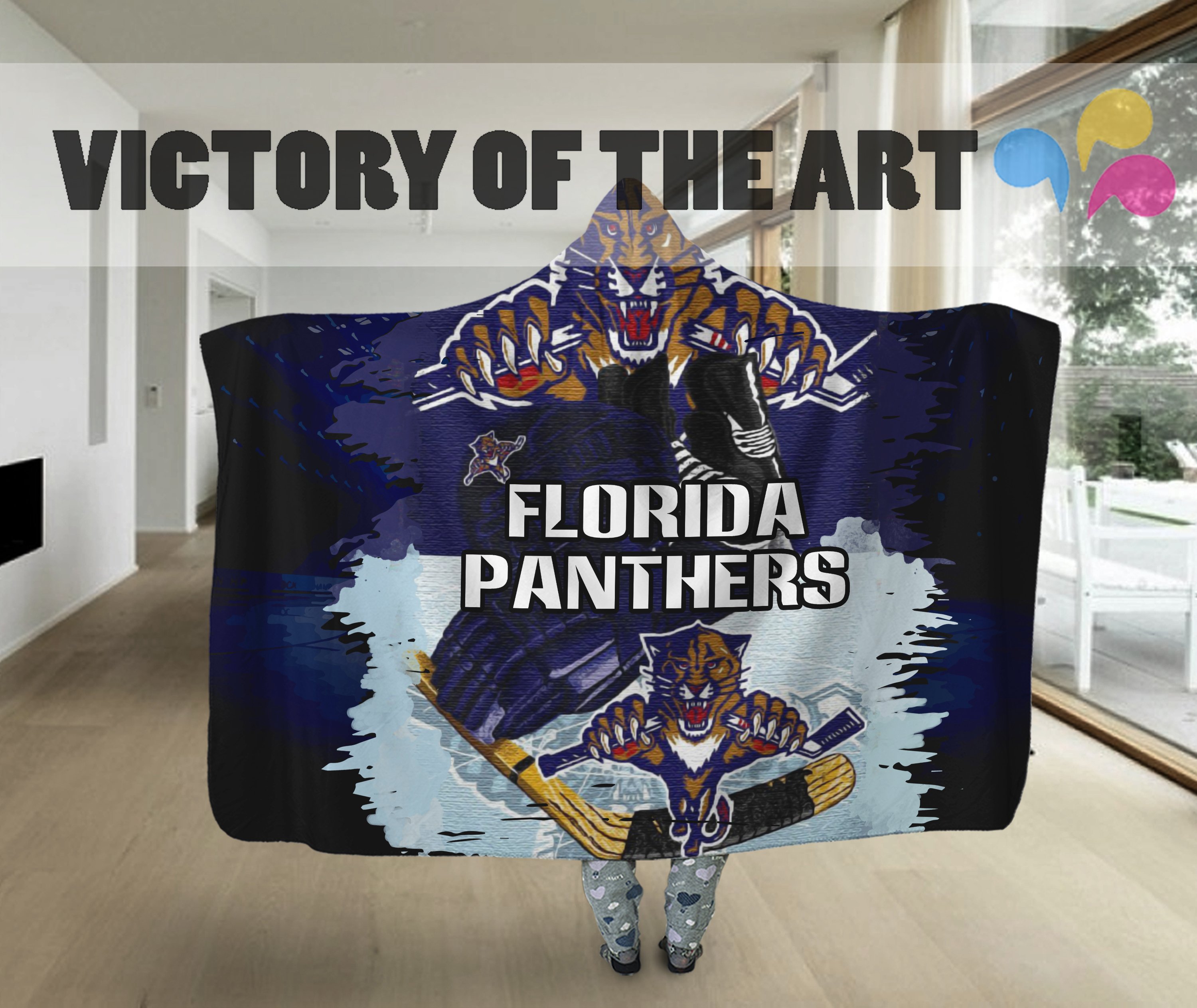 Special Edition Florida Panthers Home Field Advantage Hooded Blanket