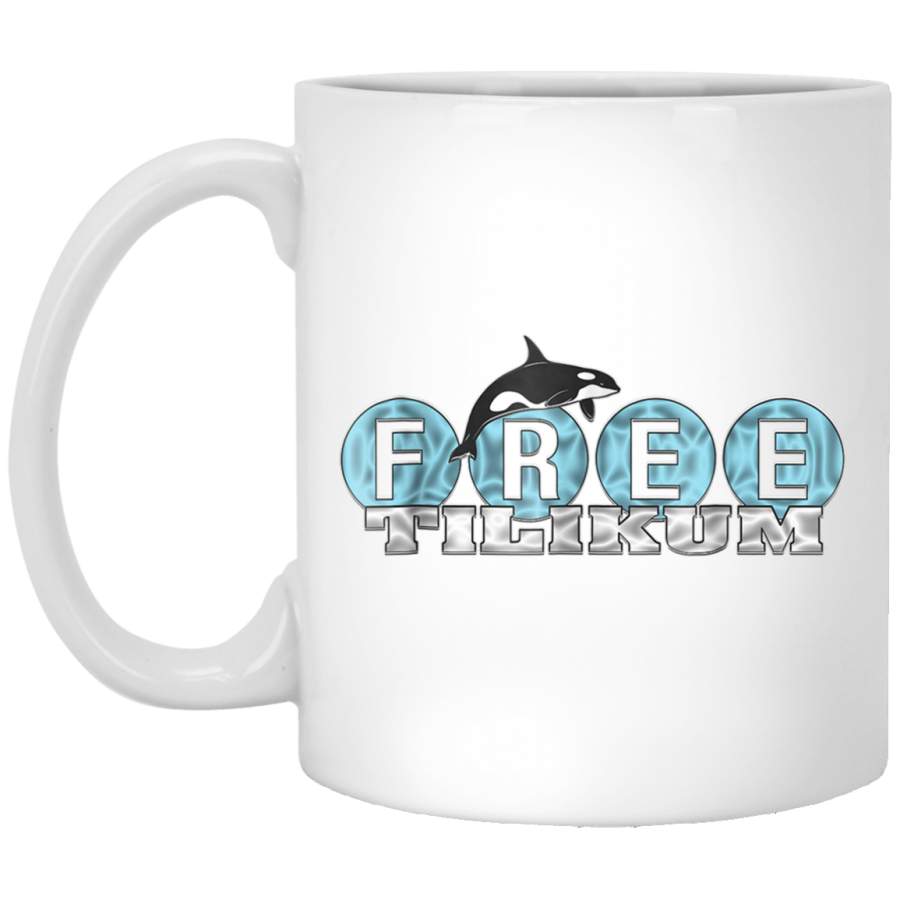 Free Tilikum Tilly Killer Whale Never Forget Vintage White Mug