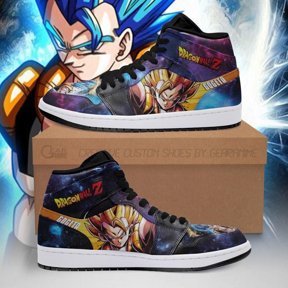 Gogeta Galaxy Dragon Ball Z Anime Fan Pt04 Air Jordan Shoes Sport Sneakers