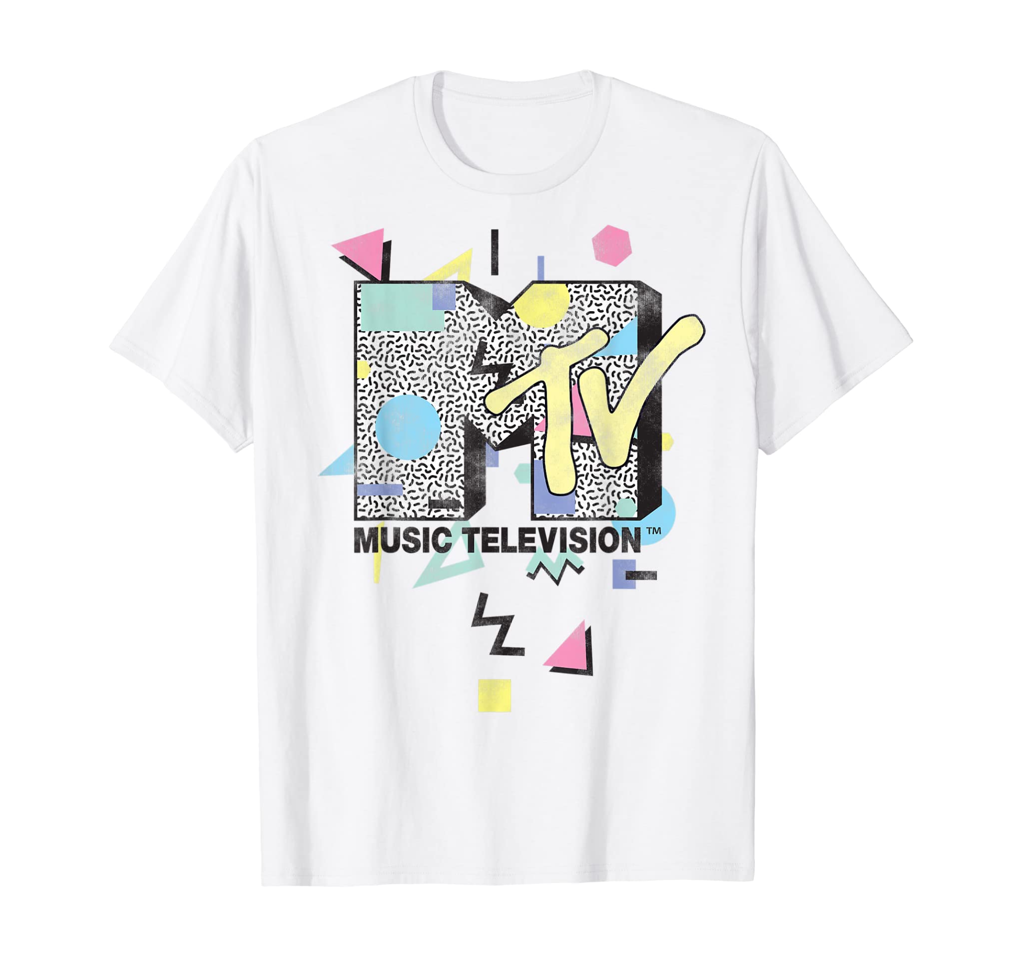 Mtv Retro Shape Design Logo Graphic T-Shirt