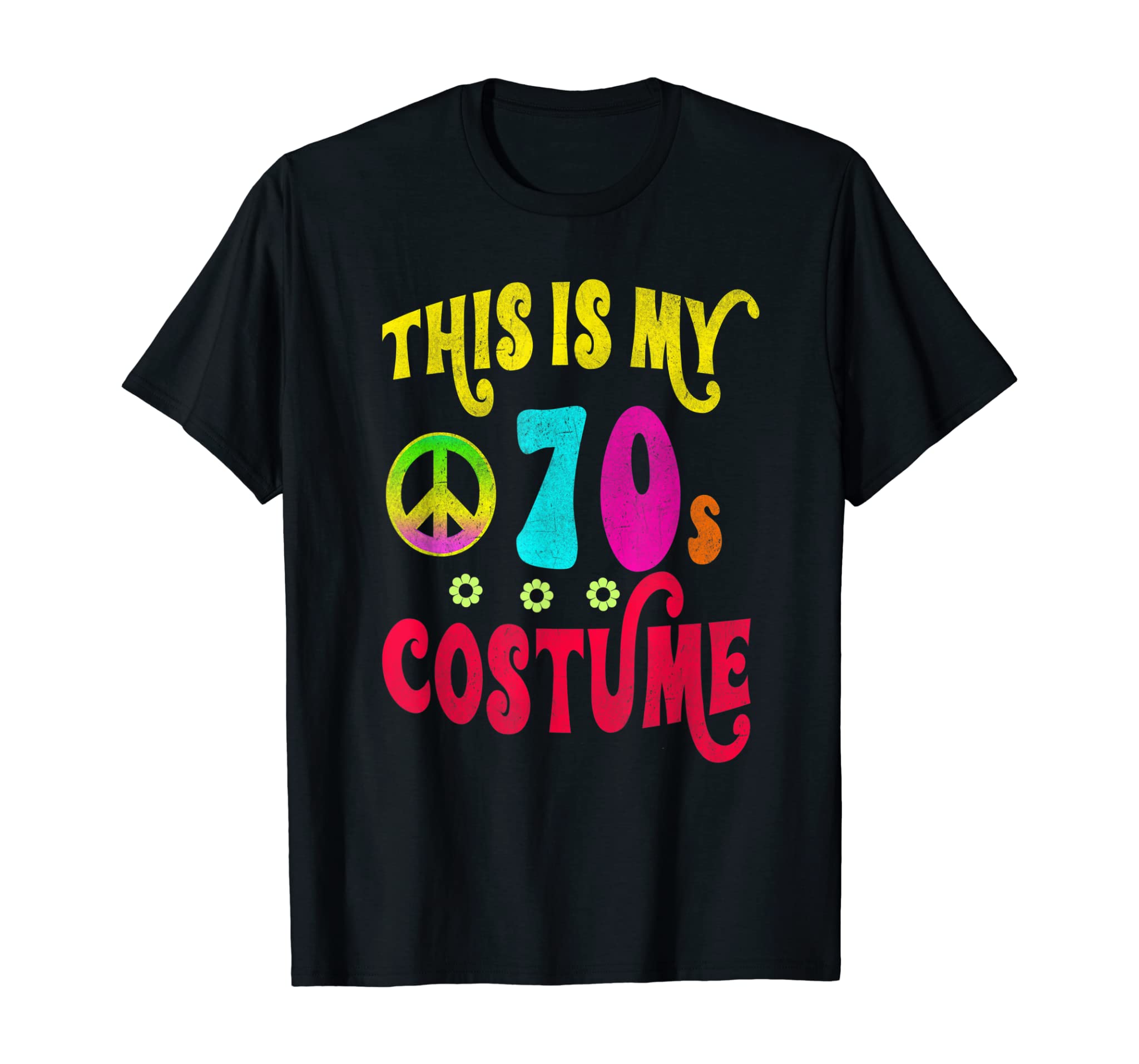 This Is My 70S Costume Shirt Groovy Peace Halloween Tee