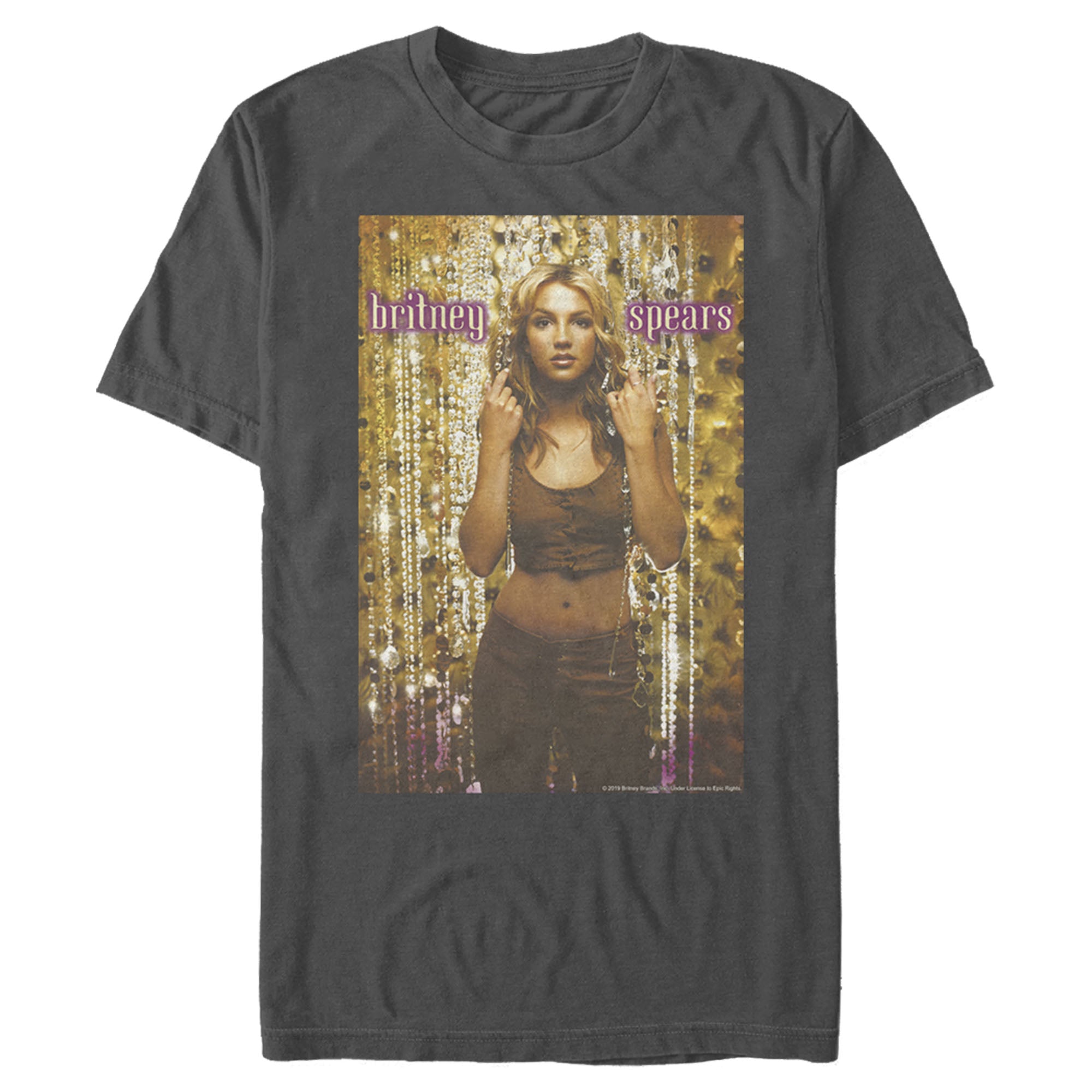 Britney Spears Men’S Oops I Did It Again Album Cover  T-Shirt