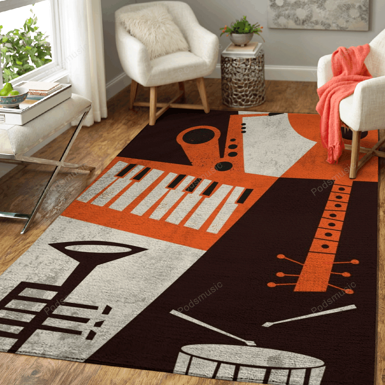 Artwork Jazz – Music Art For Fans Area Rug Carpet