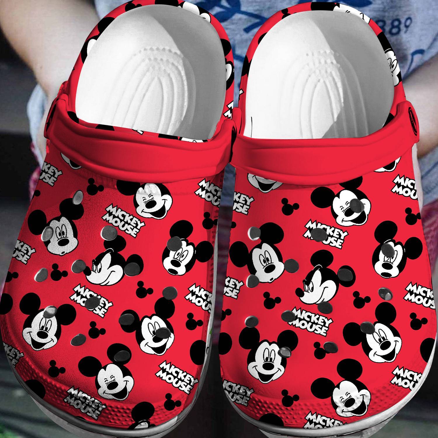 Cheerful Character: Mickey Mouse Crocss Classic Clogs