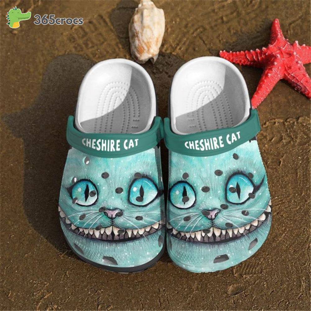 Cheshire Cat Alice In Wonderland Disney Adults Crocss Clog Shoes