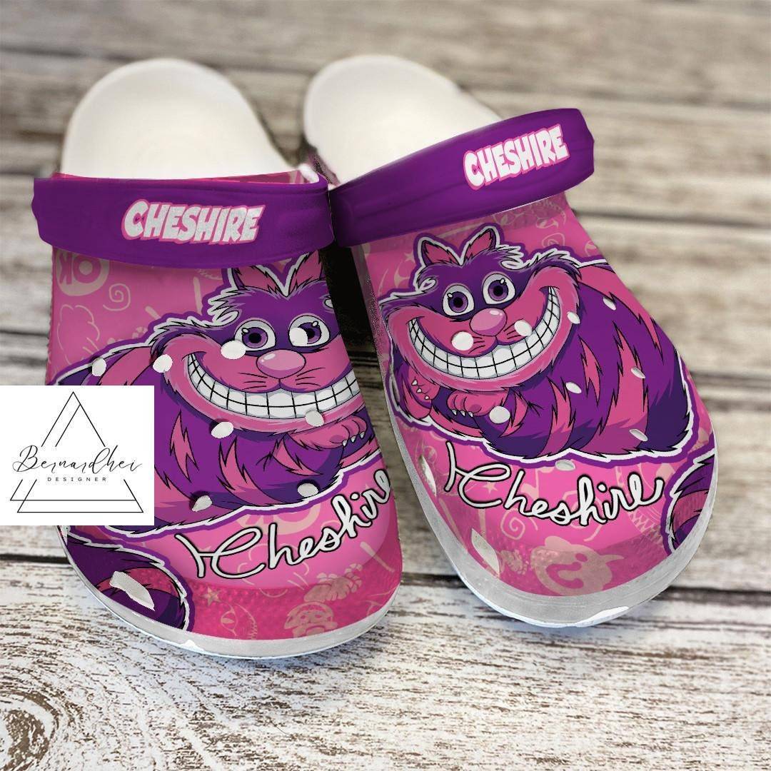 Cheshire Cat Disney Summer Sandals Unique Design Feline Comfort Movie Clogs