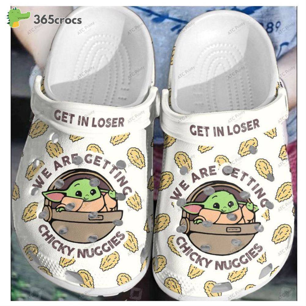 Chicky Nuggies Baby Yoda Star Wars Disney Adults Crocss Clog Shoes
