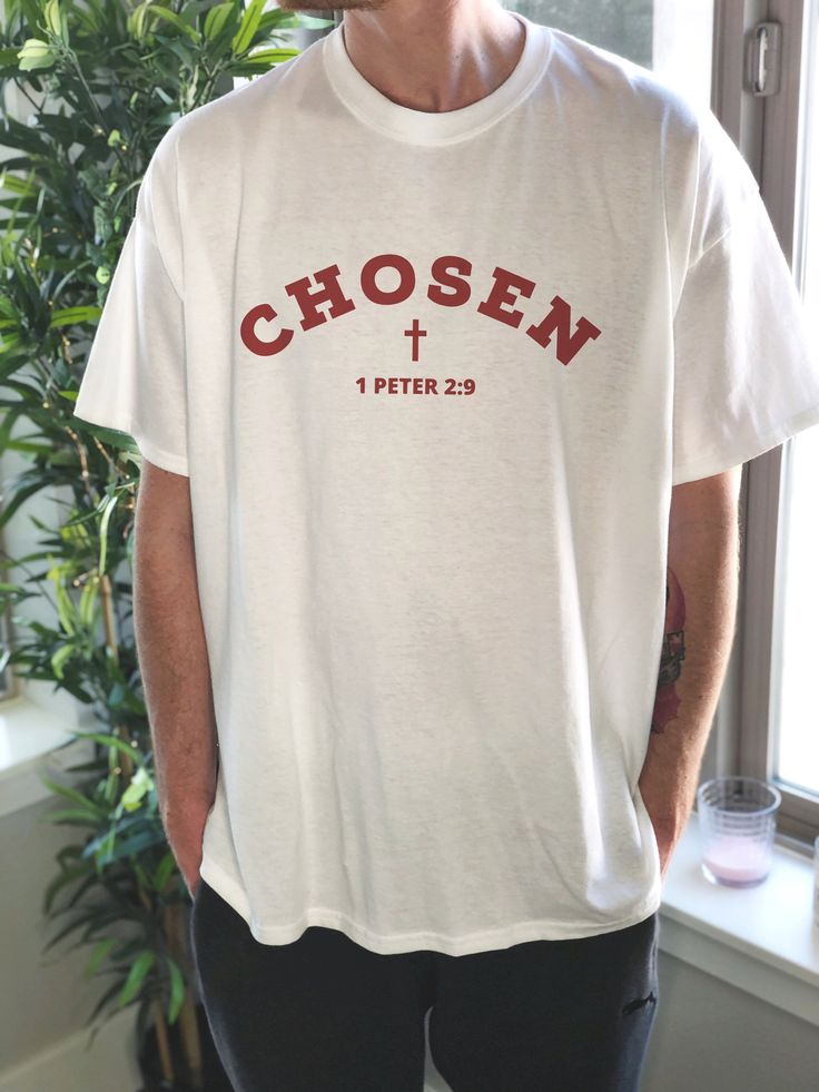 Chosen 1 Peter 29 Chosen Shirt Womens Christian Shirt Mens Christian Shirts Bible Verse Shirt Faith Shirt Verse Shirt