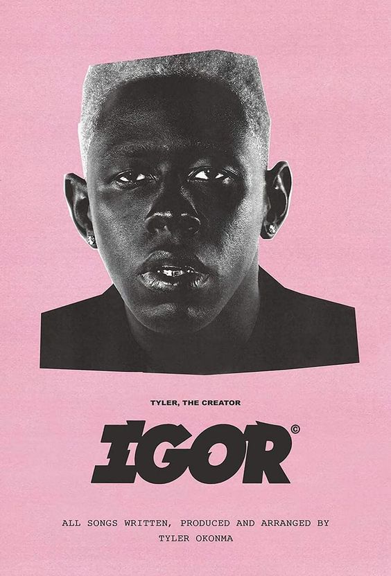 Christ-EZ Tyler, The Creator – IGOR – Hip-Hop/Rap Album Cover POSTER Cool Wall Decor Art Print posters for room aesthetic – Matte Poster Frameless Gift